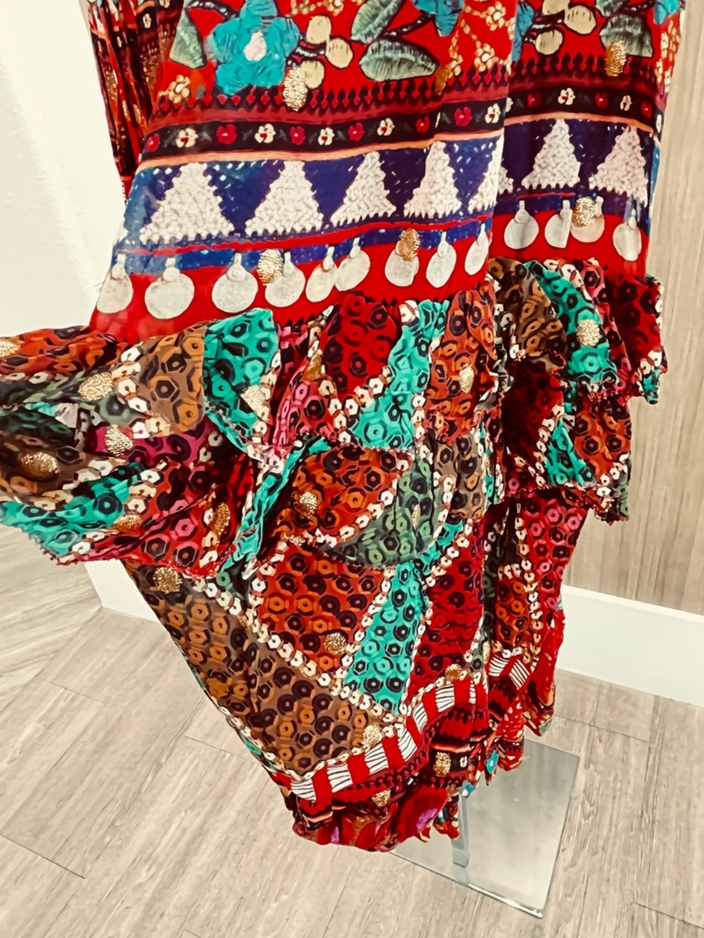 Farm Rio Tropical Shine Mini Dress - Picture 13 of 14